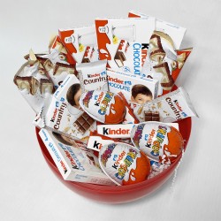 Большой новогодний киндер сюрприз Kinder Mix (30 см)